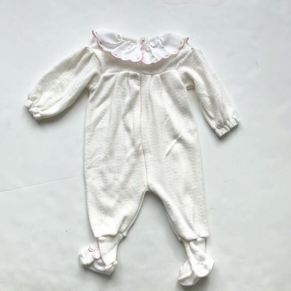 Vintage The Bay bow collar jumpsuit 6-9 months - Picture 5 of 5